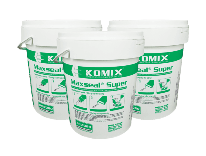 Maxseal super - Chất chống thấm bảo vệ bê tông