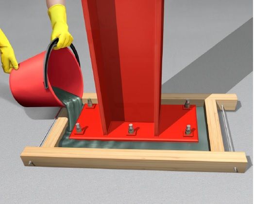 Thi công rót vữa Sika grout 214-11