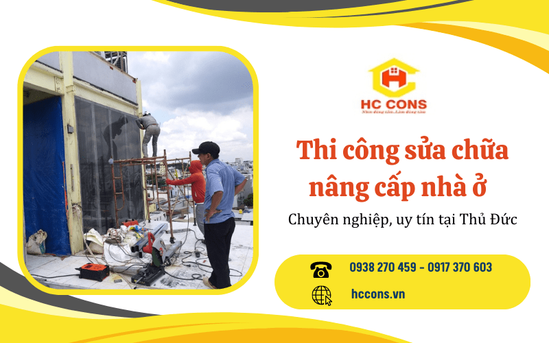 thi công sửa chữa nhà