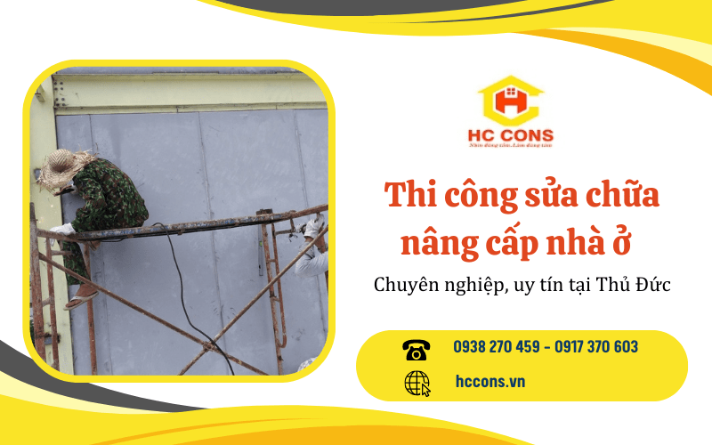 thi công sửa chữa nhà
