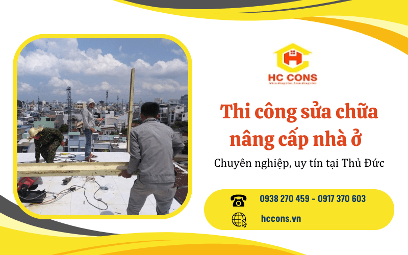 thi công sửa chữa nhà
