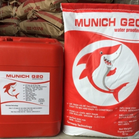 Munich G20 Màng Chống Thấm Polyme 2 Thành Phần Gốc Xi Măng Siêu Đàn Hồi
