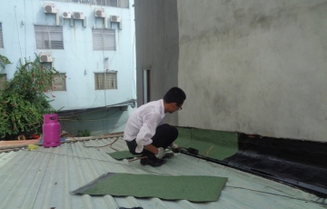 Chống thấm khe lún văn phòng nhà ở Công ty TNHH TRƯỜNG ANH
