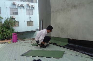 Chống thấm khe lún văn phòng nhà ở Công ty TNHH TRƯỜNG ANH