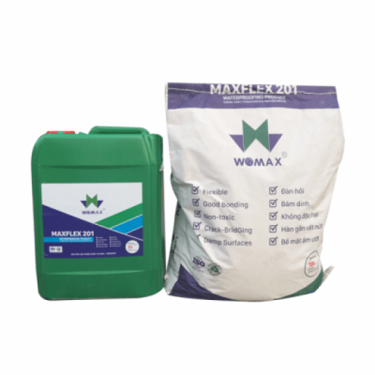 MaxFlex 201 - Chống Thấm Hai Thành Phần Gốc Xi Măng - Polyme