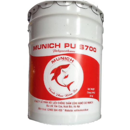 Munich Pu S700 - Chất Chống Thấm Gốc Polyurethane Siêu Đàn Hồi 1 Thành Phần