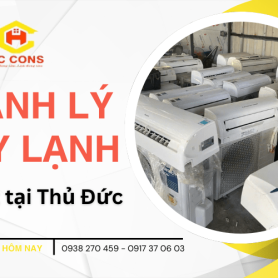 HC CONS – Đơn vị thanh lý máy lạnh giá tốt tại Thủ Đức