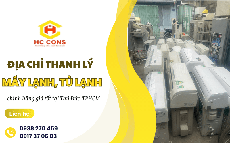 thanh lý máy lạnh