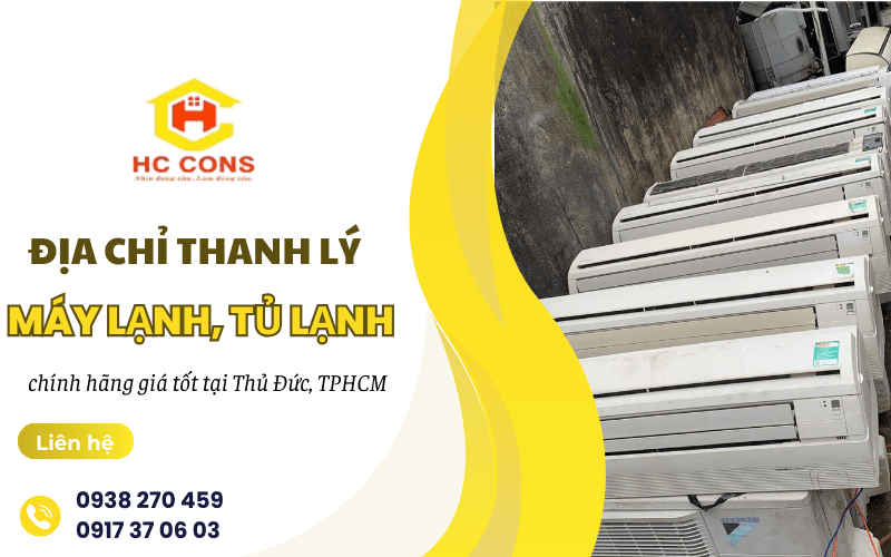 thanh lý máy lạnh